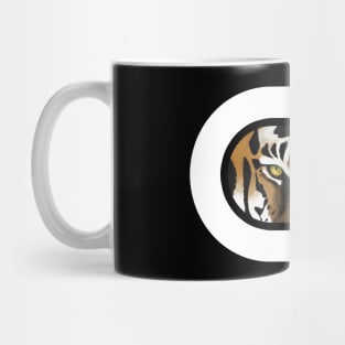 Intense stare from a tiger Mug